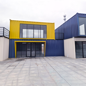 Maison conteneur créative avec <span class=keywords><strong>terrasse</strong></span> sur le toit |   Habitat modulaire moderne en conteneurs - Product Image 2