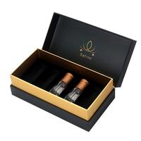 Emballage de luxe personnalisé en verre ambré pour flacon d'huile d'attar oud 6 ml, boîte d'emballage pour oud