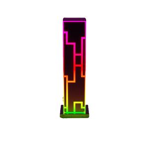 Lámpara LED RGB de Diseño Moderno en Forma de Cubo Multicolor para Decoración del Hogar, Lámpara de Mesa con Control Remoto, Lámpara de Escritorio Portátil para Oficina y Dormitorio - Product Image 5