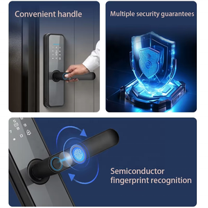 Inteligente Khóa cửa kỹ thuật số thông minh khóa truy cập vân tay thẻ Wifi tuya ttlock ứng dụng cửa gỗ khách sạn có mật khẩu - Product Image 3