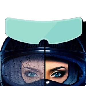 Evrensel tip kask anti-sis yama motosiklet tam kask yağmur geçirmez film elektrikli araç kask lens filmi ile yüksek kalite - Product Image 1