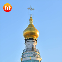 H6022 Minaret décoratif en métal personnalisé de flèche d'acier inoxydable pour des projets de mosquée et de dôme