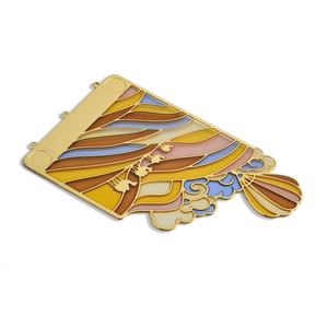 Marque-page haut de gamme en forme de montgolfière jaune clair, idéal pour l'école, le bureau ou comme cadeau - Product Image 5