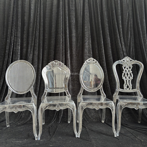 Chaises en plastique empilables Royal Napoleon Chiavari chaises fantômes pour événements vente en gros bon marché - Product Image 2