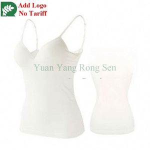 Camisola sutiã das mulheres por atacado com peito almofadas colete de uma peça sem Underwire - Product Image 3