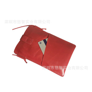Funda de teléfono de cuero PU, mini funda de teléfono con correa para el cuello, funda para batería externa, funda protectora universal para teléfono, personalizable. - Product Image 2