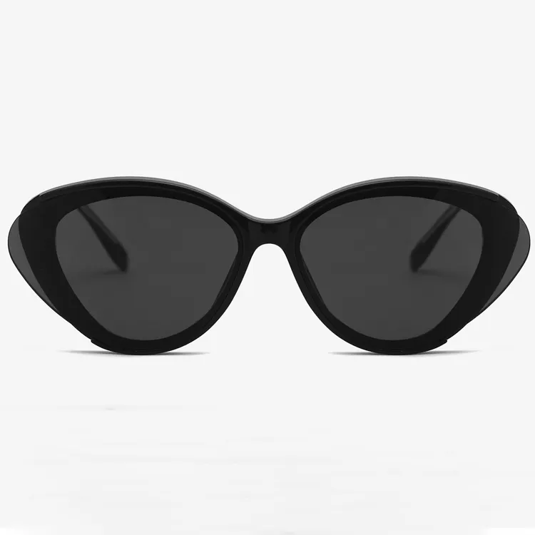 Gafas de sol de diseno Großhandel benutzer definierte Vintage Cat Eye UV400 Tr90 Rahmen Acetat Tempel Sonnenbrille