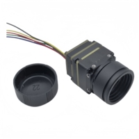 Module de caméra thermique 640x512, capteur CMOS, écran 0,83 pouces, zoom optique >40x, angle large 180°, sortie CVBS/UVC/RJ45, objectif 9 mm