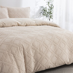 Ensemble de literie moderne en microfibre 100% polyester jacquard, découpe papier, 3 pièces, housse de couette, taies d'oreiller, pour toutes les saisons - Product Image 5