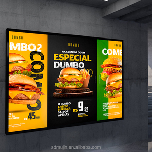 맞춤형 패브릭 라이트 박스, LED 조명, 3가지 색상 옵션의 알루미늄 프레임, 고휘도, 소매점에 적합 - Product Image 2