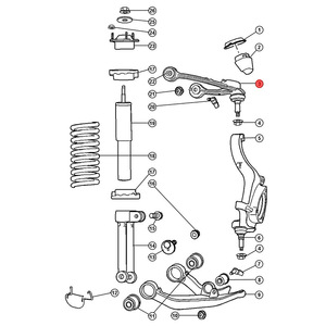 Brazo de Control Superior 68068615AB 52088632AD para Jeep Liberty, Sistema de Suspensión MacPherson - Product Image 4