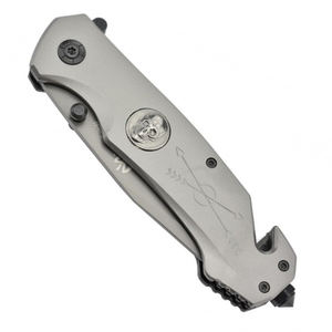 سكاكين جيب الجمجمة Bochen الفولاذ المقاوم للصدأ التيتانيوم المغلفة دائم سكين قابلة للطي الثقيلة الصيد التكتيكي شفرة تانتو - Product Image 6