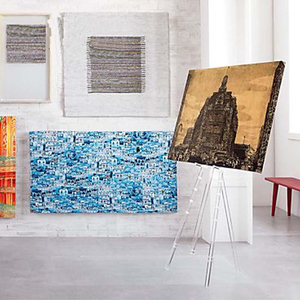 Đèn Hiện Đại Sang Trọng Plexiglass Trong Suốt <span class=keywords><strong>Acrylic</strong></span> Art Phác Thảo Đơn Giản Ins Crystal Giá Vẽ Quảng Cáo Hiển Thị Đứng - Product Image 2