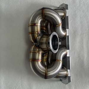 Collecteur <span class=keywords><strong>d</strong></span>'<span class=keywords><strong>échappement</strong></span> en acier inoxydable modifié de 3 mm <span class=keywords><strong>d</strong></span>'épaisseur pour soupape <span class=keywords><strong>d</strong></span>'<span class=keywords><strong>échappement</strong></span> V*W EA888 Gen2 & EA113 - Product Image 4