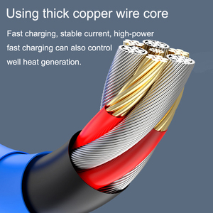 สายชาร์จโทรศัพท์แบบขายส่ง 1 เมตร 3.3 ฟุต 6A สายดาต้า USB-A to C สาย USB-C สำหรับ Xiaomi HUAWEI OPPO <span class=keywords><strong>Samsung</strong></span> พร้อมที่ชาร์จโทรศัพท์แบบเสียบผนัง - Product Image 3