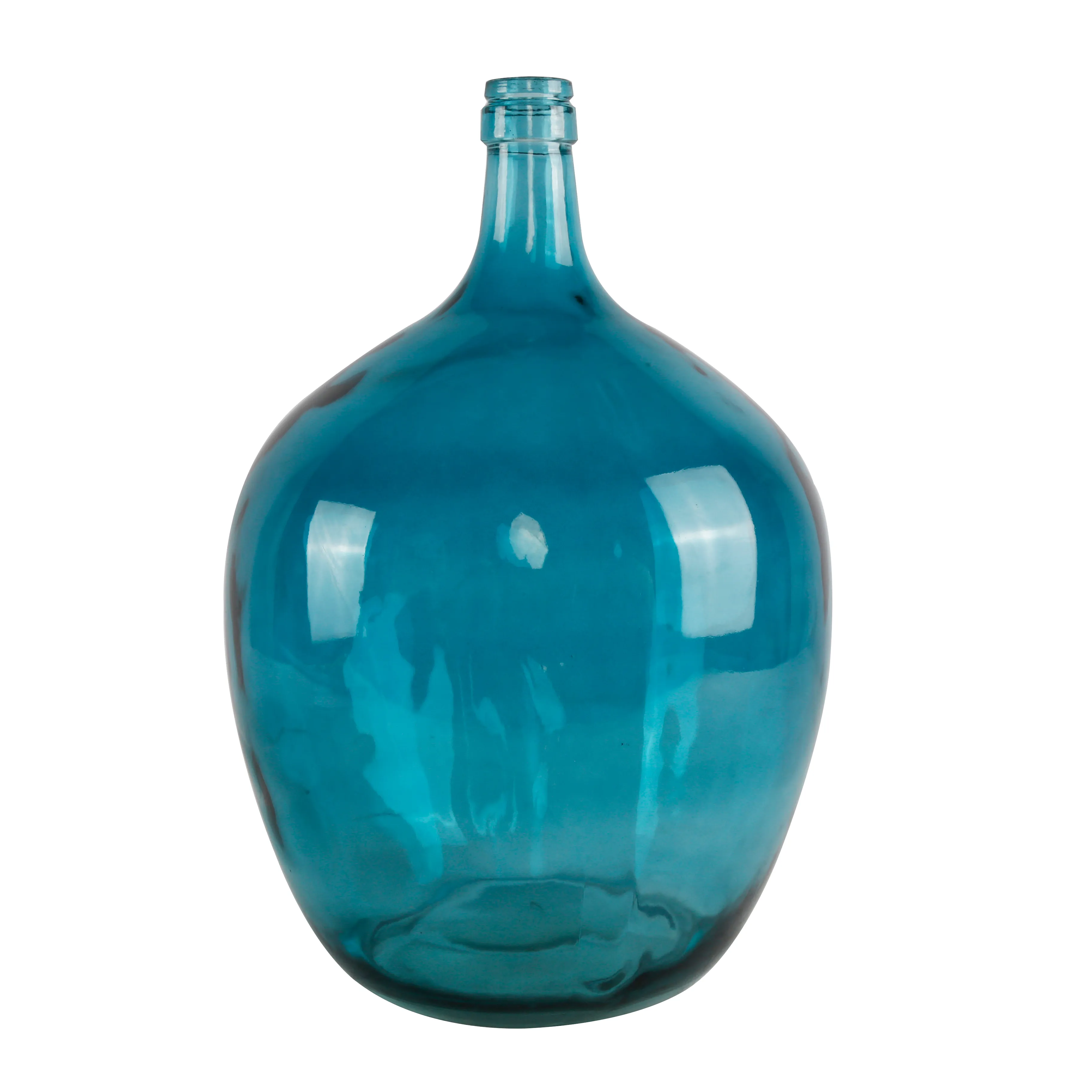 Vase आधुनिक शैली घर सजावट बड़े ग्लास मर्नो ग्लास बेस ग्लास वास्तविक फूल मूर्तिकला दैनिक पर्यावरण के अनुकूल कार्टन नीले 7 किलो