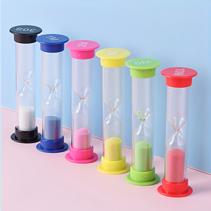1 pièce <span class=keywords><strong>Sablier</strong></span> décoratif pour démonstrations pédagogiques, décoration de bureau créative, <span class=keywords><strong>sablier</strong></span> coloré disponible en - Product Image 1