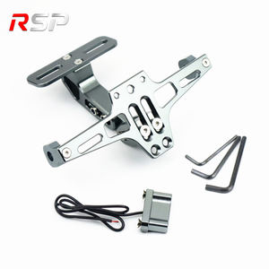Supporto per Targa Regolabile in Alluminio CNC con Luce LED per <span class=keywords><strong>Moto</strong></span>, Sistemi per Carrozzeria <span class=keywords><strong>Moto</strong></span>, Vendita Diretta dalla Fabbrica RSP - Product Image 5