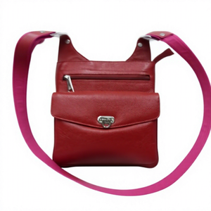 Pochette en cuir véritable légère et durable pour femme BS INTERNATIONAL avec fermeture éclair, élégante et ajustable, idéale pour la Saint-Valentin - Product Image 2