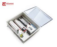 Boîtier de distribution EControl IP65 en acier AE thermolaqué, robuste, résistant aux intempéries et verrouillable pour câblage/contrôle