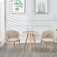 Ensemble de table à manger en bois massif classique pas cher 2 à 4 places/table à manger et chaises pour la réception de la cafétéria