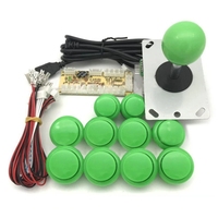 Kit de bricolage de commutateur de Joystick d'arcade zéro retard encodeur USB d'arcade pour PC Arcade Sanwa Joystick + boutons poussoirs Sanwa pour Arcade Mame