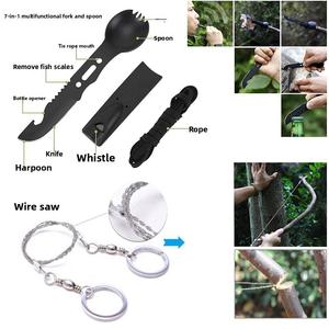 Kit <span class=keywords><strong>de</strong></span> <span class=keywords><strong>survie</strong></span> en métal 250 pièces 2026 avec sac compatible système Molle et <span class=keywords><strong>tente</strong></span> d'urgence pour usage extérieur - Product Image 2