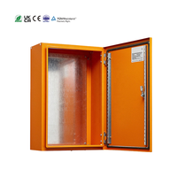 Boîtier de distribution électrique extérieur en acier inoxydable thermolaqué étanche IP66 pour compteur et contrôle