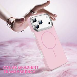 NUEVA Funda Magnética para Teléfono Móvil con Carga Inalámbrica, TPU+PC, Color Puro, Antigolpes, para 11-17 Pro Max, 2026 - Product Image 2