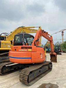 Excavadora de cadenas Hitachi ZX75US usada a precio económico, capacidad de cazo de 0.33m, alta potencia de excavación, pintura original, buen estado, bajo kilometraje. - Product Image 5