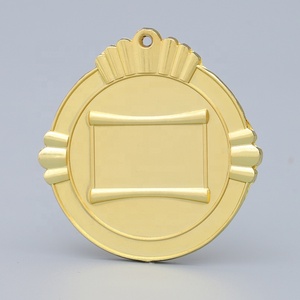 新款畅销金色金属定制奖杯和奖牌，带丝带，压铸和丝网印刷 - Product Image 3