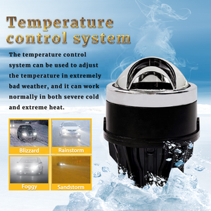 Vendite dirette in fabbrica cinque modalità lampada a nebbiogeno a triplo colore Biled 5800K 3000K a prova di acqua foglume a Led Biled lente - Product Image 5