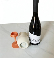 COOTTY 2026 Nuevo Vaso de Vino 2.0 con Tallo Desmontable, Copa de Vino de Acero Inoxidable con Tapa, Vaso Aislado con Tallo Desmontable de 12oz
