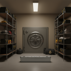 กล่องเก็บปืนพก DB ขนาด 135x28x10 ซม. พร้อมกุญแจล็อค กล่องเก็บของแข็งแรง ทนทาน - Product Image 2