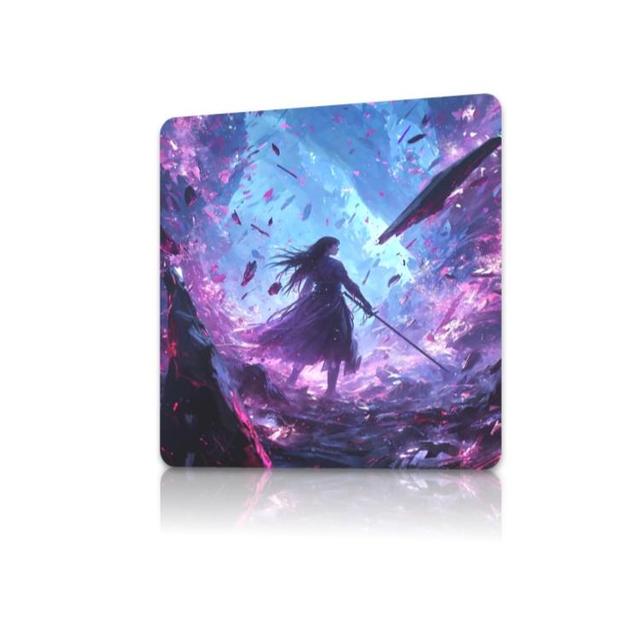 Hot Selling RGB Gaming Glass Mousepad Custom Anime Glass Mouse Pad and Keyboard Gaming Pads