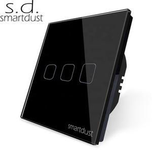 Smartdust interruptor de luz inteligente <span class=keywords><strong>WiFi</strong></span> tuya Alexa Smart Home remoto <span class=keywords><strong>2</strong></span> vías Interruptor táctil de luz - Product Image 2