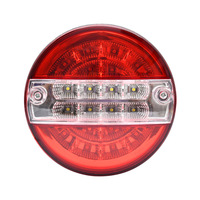 Nouveau 12V 24V haute luminosité LED remorque lumière ronde camion queue marqueur lampe universelle étanche