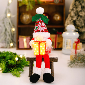 Nouvelle Décoration de Noël 2026 : Elfe Lumineux Rudolph Sans Visage - Product Image 5