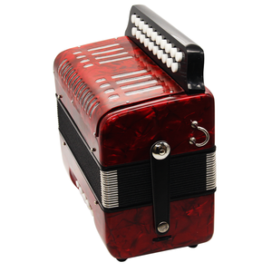 Accordéon à boutons diatonique de taille standard 21 boutons 8 basses pour débutant - Product Image 1