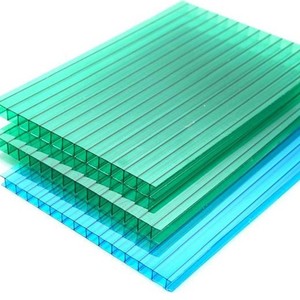Lámina de <span class=keywords><strong>Policarbonato</strong></span> Hueca Transparente de 4mm, 6mm, 8mm de Grosor, Multicapa, Moderna, para Techos, Cocheras e Invernaderos - Product Image 2