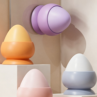 Balle de massage à ventouse en silicone 6,5 cm, directement de l'usine, pour soulagement des fascias et des muscles, idéale pour la récupération après la gym et le yoga (pieds, dos, nuque)