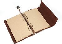 Classique En Cuir PU En Relief Carnet De Voyage