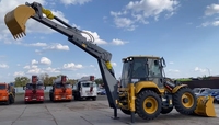 XC8-S3580 Backhoe Loader kecil baru Harga Murah 3,5 ton dengan Boom teleskopik mesin pemindah tanah pemuat Backhoe Mini