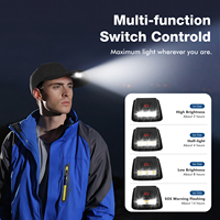 Cappello da Baseball Promozionale alla Moda con Visiera Curva, Logo Digitale Stampato in Acrilico, Luce LED Ricaricabile USB per Corsa Notturna