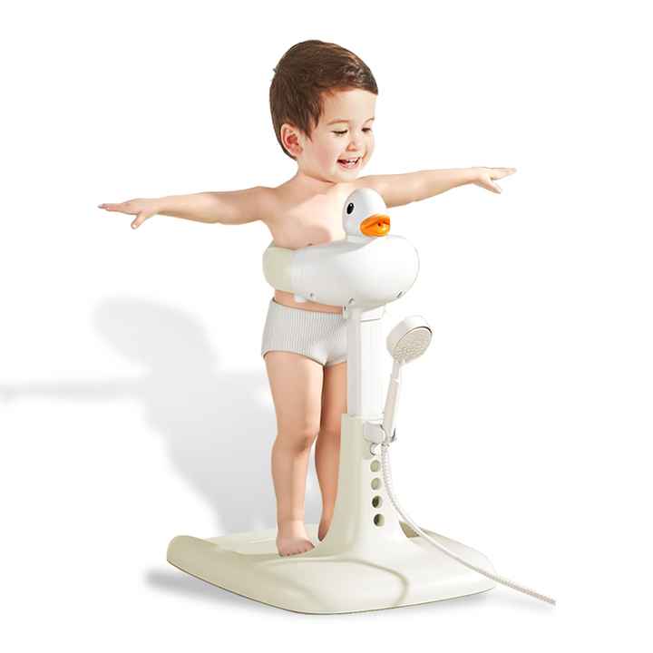 Bañera de bebé ajustable con soporte | Soporte de pie para ducha de baño