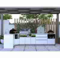2026 Dorene Ensemble de cuisine d'extérieur complet en acier inoxydable avec barbecue et accessoires Système d'armoires de cuisine d'été
