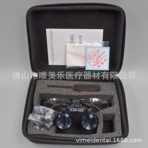 Microscopio Dental con Lámpara LED de 3.5X, Espejo de Aumento Quirúrgico Médico Portátil, Lentes Intercambiables Opcionales - Product Image 3