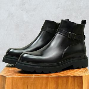 Chaussures habillées classiques en cuir pour hommes, style Oxford, avec semelle amortissante, idéales pour le bureau - Product Image 3