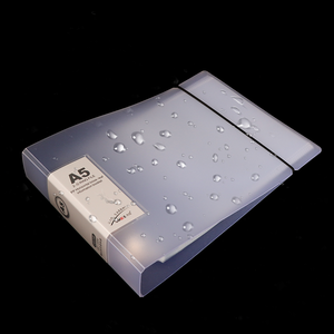 Haute qualité A5 perforé classeur dossier Transparent insérer PP matériel 50 Page insérer papier dossier bureau d'affaires Document - Product Image 1