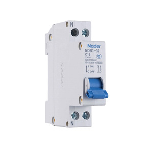 เบรกเกอร์วงจรขนาดเล็ก NADER LAZZEN NDB1-32 C32 RCCB 1P+N AC230V 6A 16A 32A 4.5kA กำลังตัดวงจรสูง ติดตั้งแบบโมดูลาร์ - Product Image 2